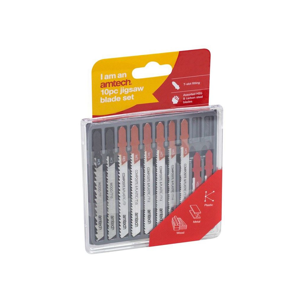 Amtech Bosch Fitting Jigsaw Blades In Box (10 Pieces) - M1850