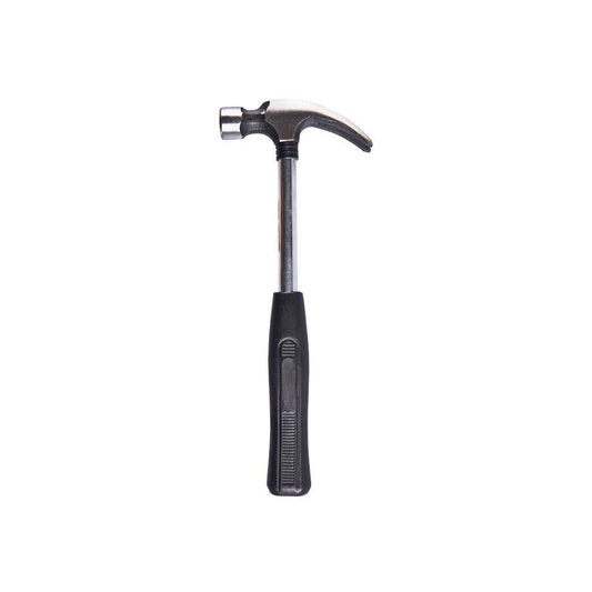 8oz Claw Hammer+Tubular Steel Shaft Comfor Rubber Grip Handle Nail Remover - A0120