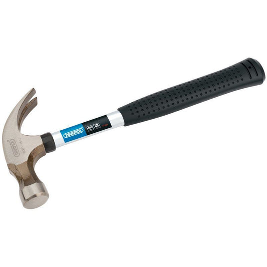 Draper 1x 450G 16oz Tubular Shaft Claw Hammer Professional Tool 51223