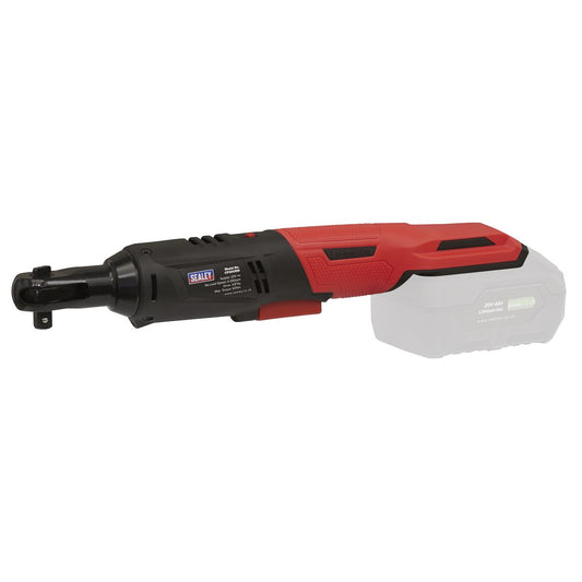 Sealey Ratchet Wrench 20V 3/8"Sq Drive 60Nm - Body Only CP20VRW