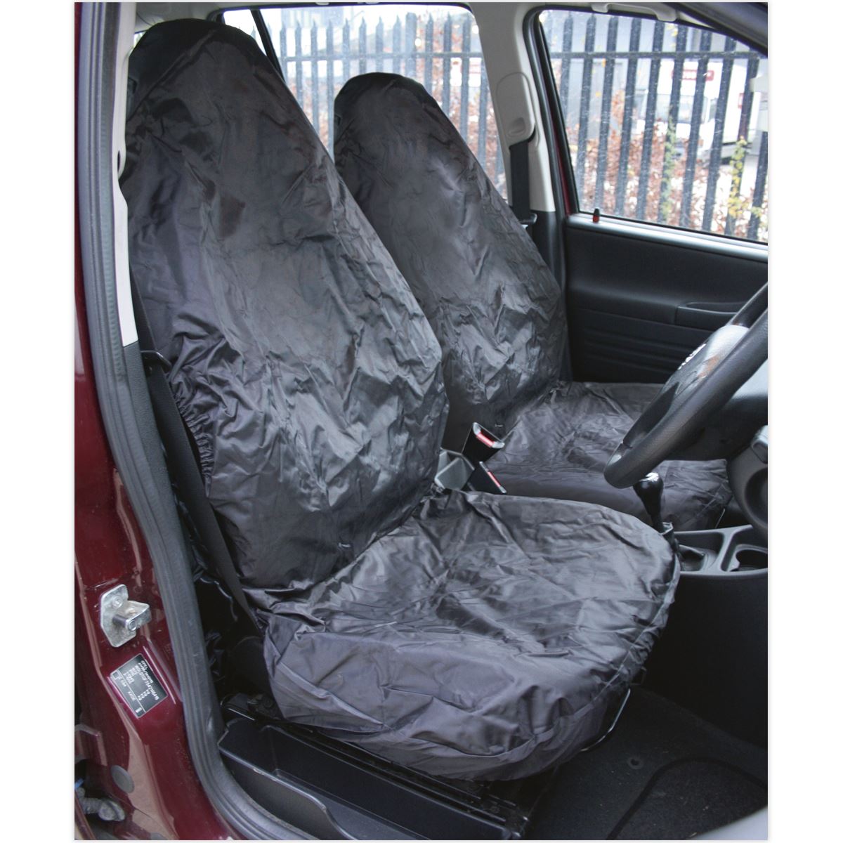 Sealey Front Seat Protector Set 2pc Heavy-Duty CSC6