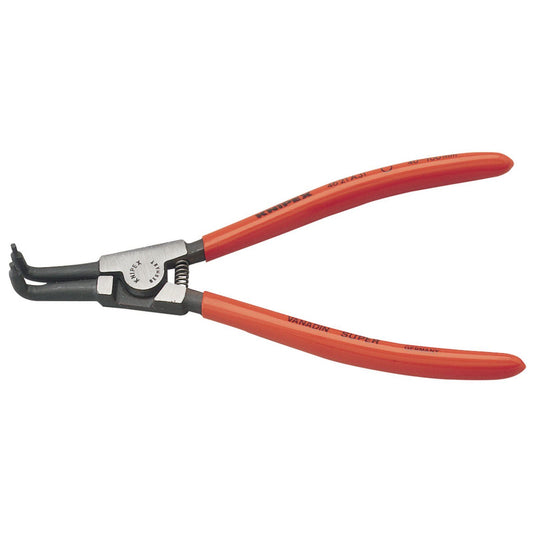 Draper 1x Knipex Expert 40mm - 100mm A31 Bent External Circlip Pliers Work Tool - 50754