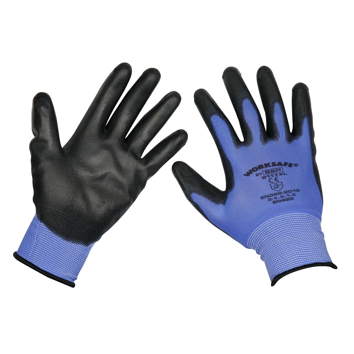 Sealey Lightweight Precision Grip Gloves (X-Large) - Pair 9117XL