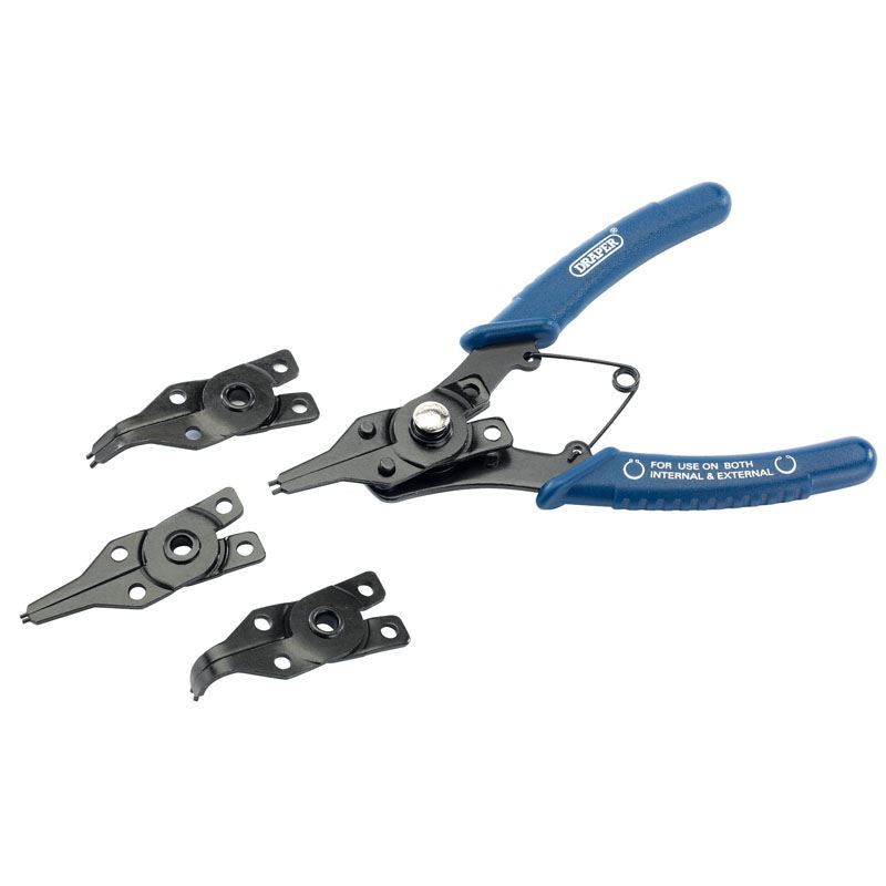 Workshop 5 Piece 165mm Internal & External Circlip Pliers Set - 19735