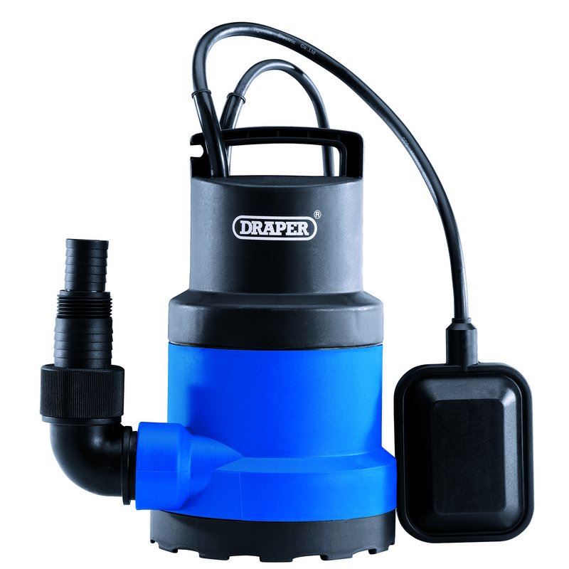 Draper 250W 98912 Submersible Electric Clean Dirty Water Pump & Float Switch New