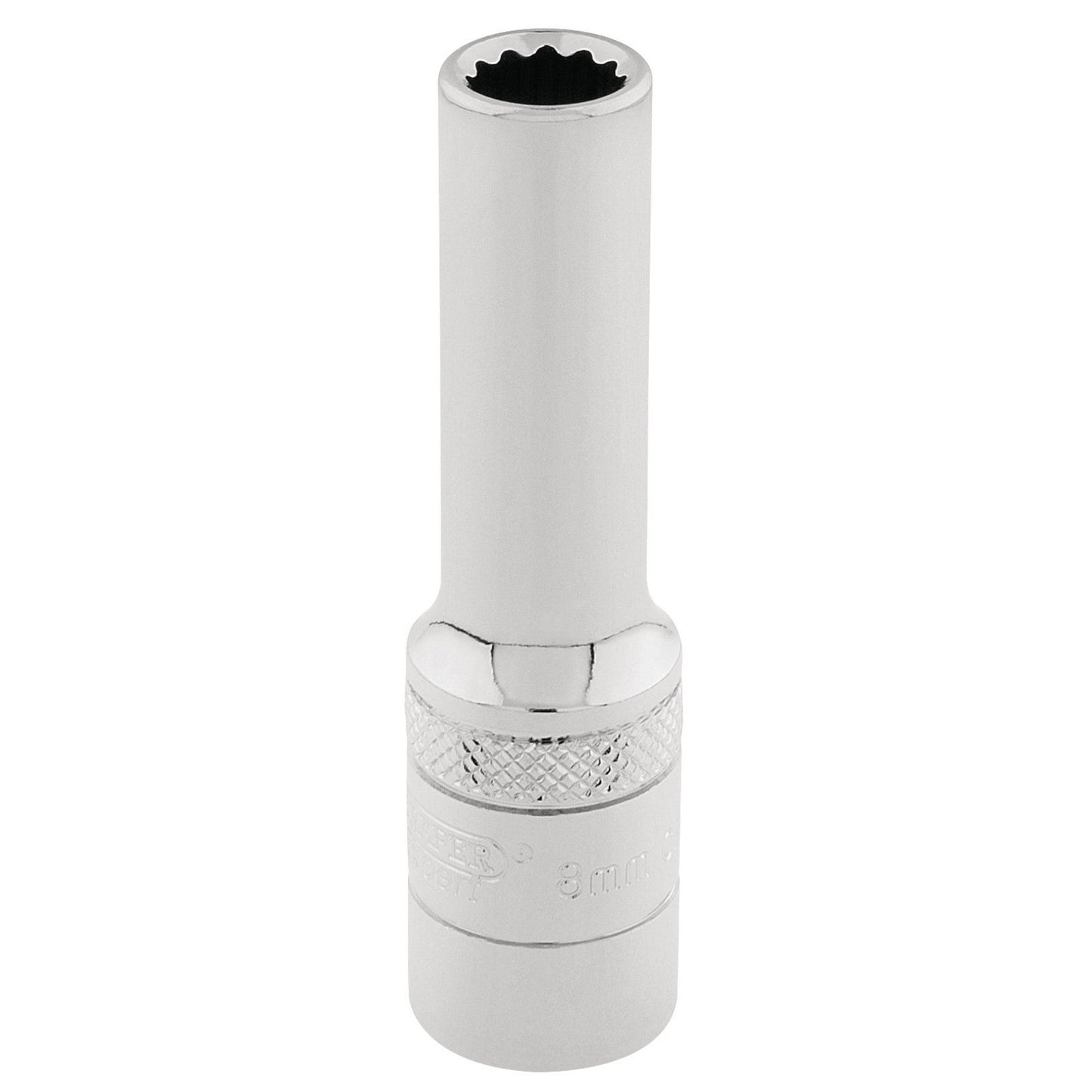 Draper 3/8" Sq. Dr. Hi-Torq 12 Point Deep Socket (8mm) - 32818