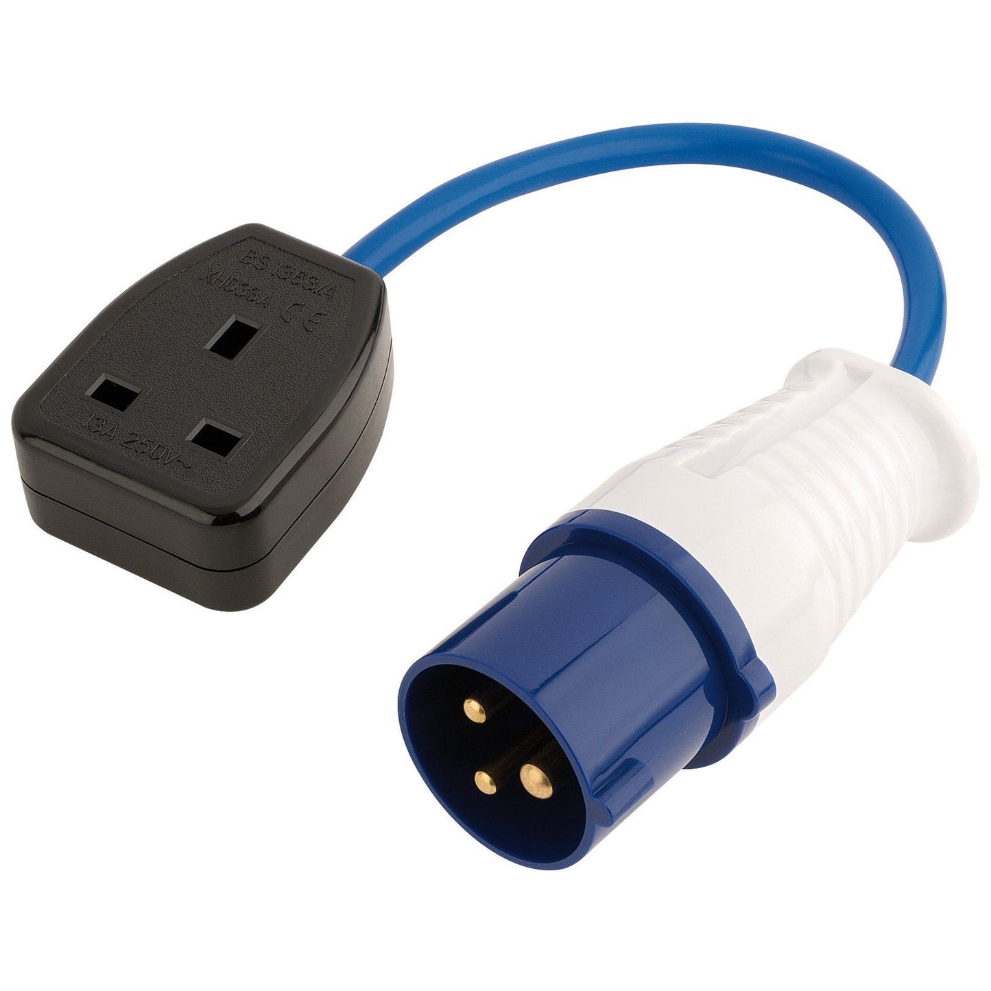 Draper Expert 230V Adaptor Lead (16A Plug to 13A Socket) 240VFL1 - 17573