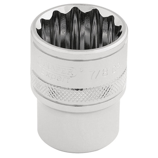 Draper 33661 1/2" Square Drive Hi-Torq 12 Point Socket (7/8")