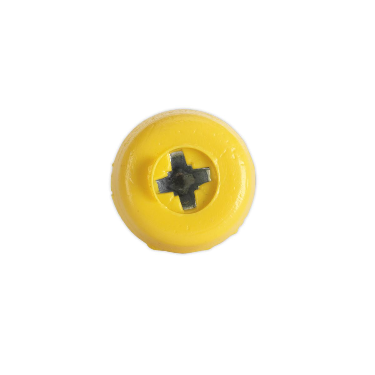 Sealey Numberplate Screw Plastic Head 4.8 x 24mm Yellow Pk of 50 PTNP6