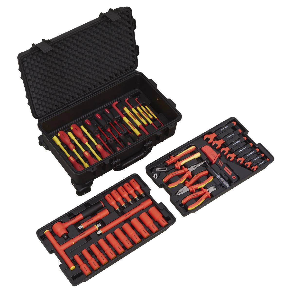 Sealey 1000V Insulated Tool Kit 1/2"Sq Drive 49pc AK7939