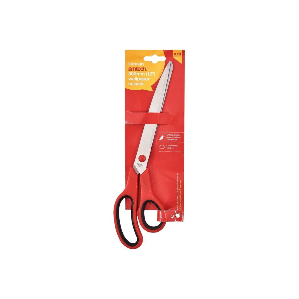 Amtech 12" (300mm) Pro Wallpaper Scissors - R0126