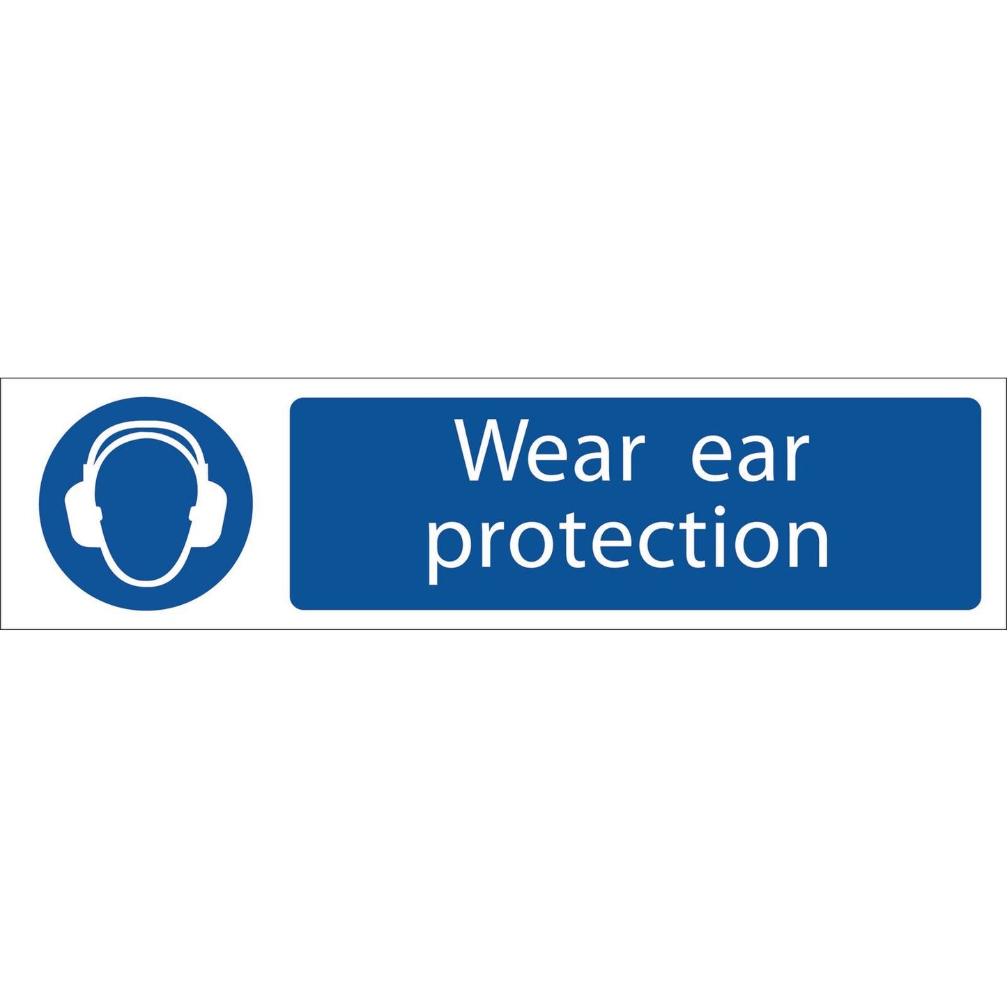 Genuine Draper 'Ear Protection' Mandatory Sign | 73158