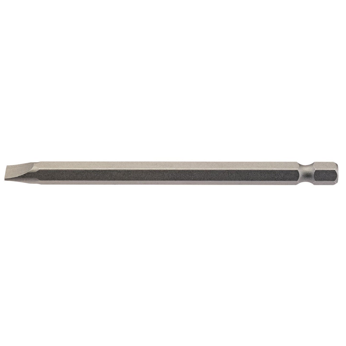 Draper 64351 6.5mm 1/4" Hex. Plain Slot Insert Bit 100mm Long x 1