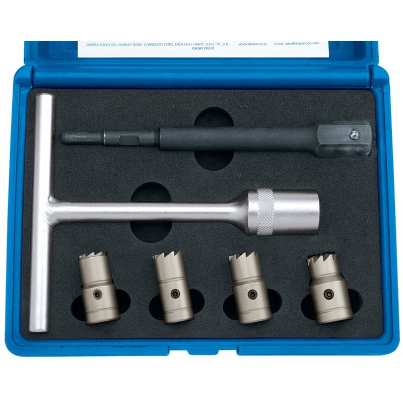 Draper Diesel Injector Seat Cutter Set (6 Piece) -No. 30823