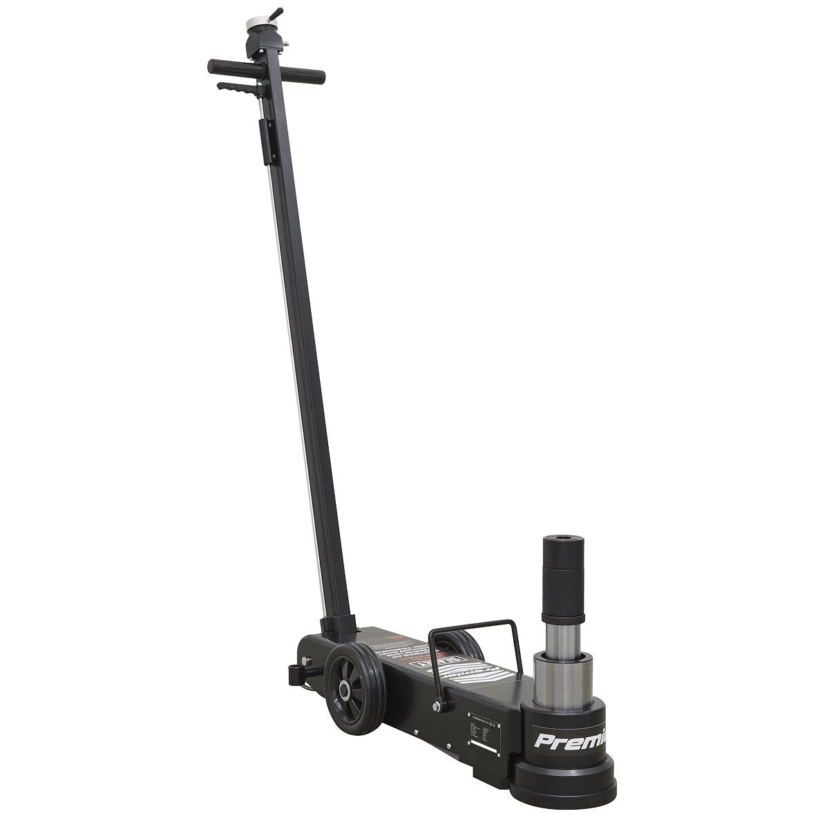 Sealey Air Operated Jack 15-30t Telescopic - Long Reach/Low Entry YAJ15-30LE