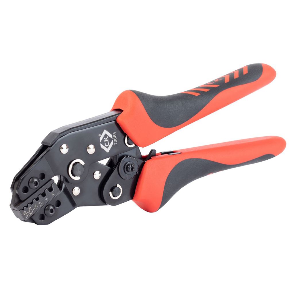 CK Tools Ratchet Crimping Pliers for Ferrules T3684