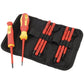 Draper 10 Piece VDE Insulated Interchangeable Screwdriver Set in Tool Roll - 05721