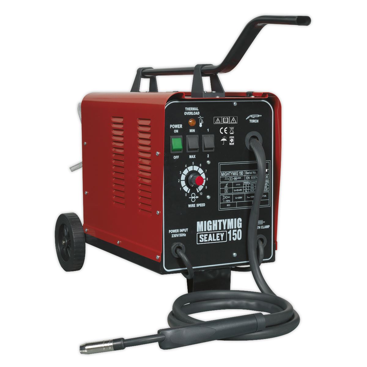 Sealey Professional Gas/No-Gas MIG Welder 150Amp 230V MIGHTYMIG150