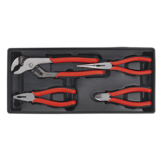 Sealey Tool Tray with Pliers Set 4pc TBT02