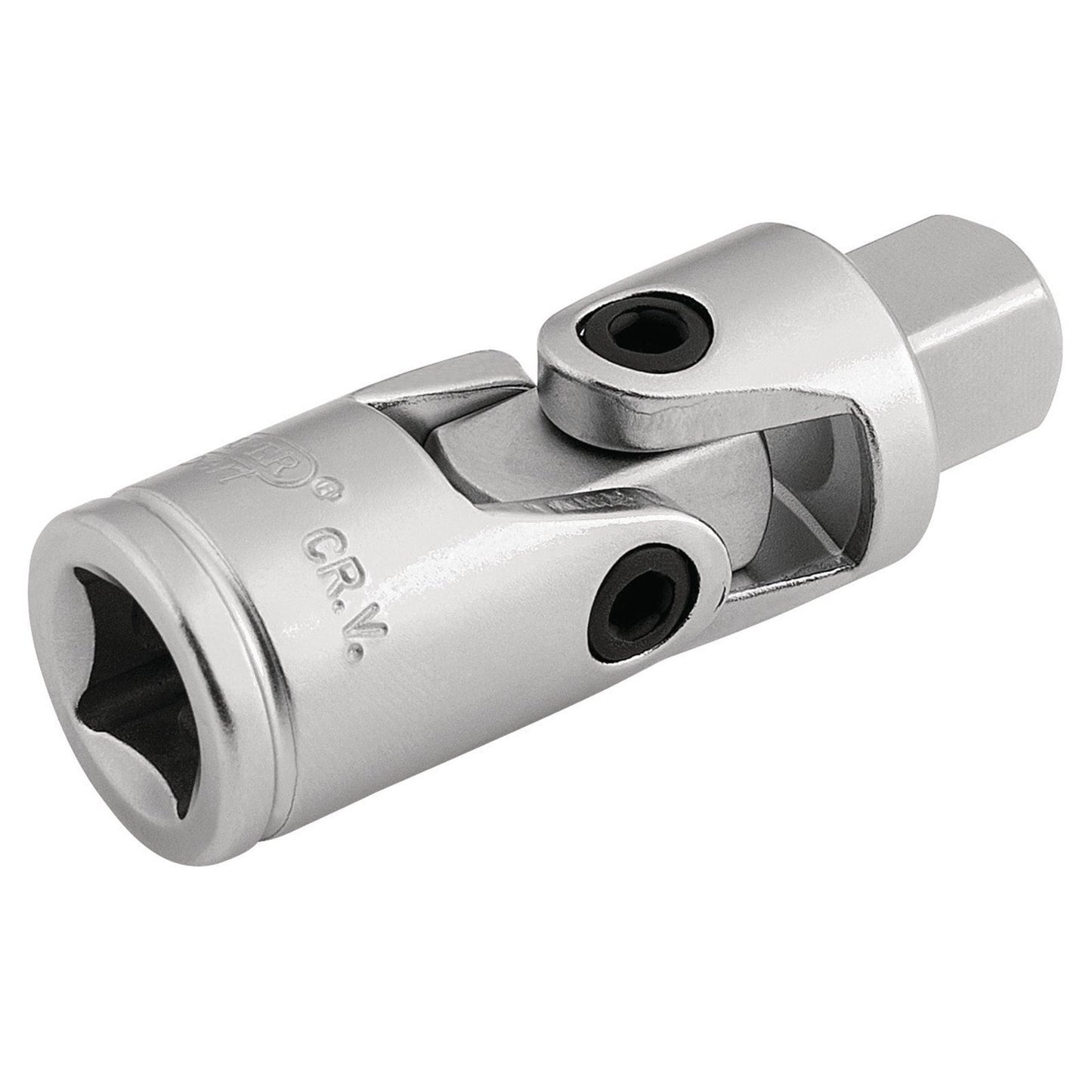 Draper Expert Quality 3/8" Square Drive Satin Chrome Universal Joint - 16794