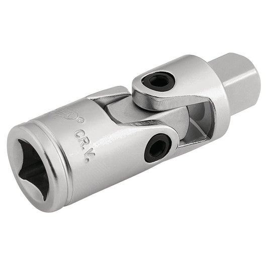 Draper Expert Quality 3/8" Square Drive Satin Chrome Universal Joint - 16794