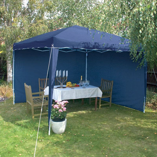 Draper 2 x Blue Gazebo Side Panels (3m x 1.9m) AGAZ1B - 02577