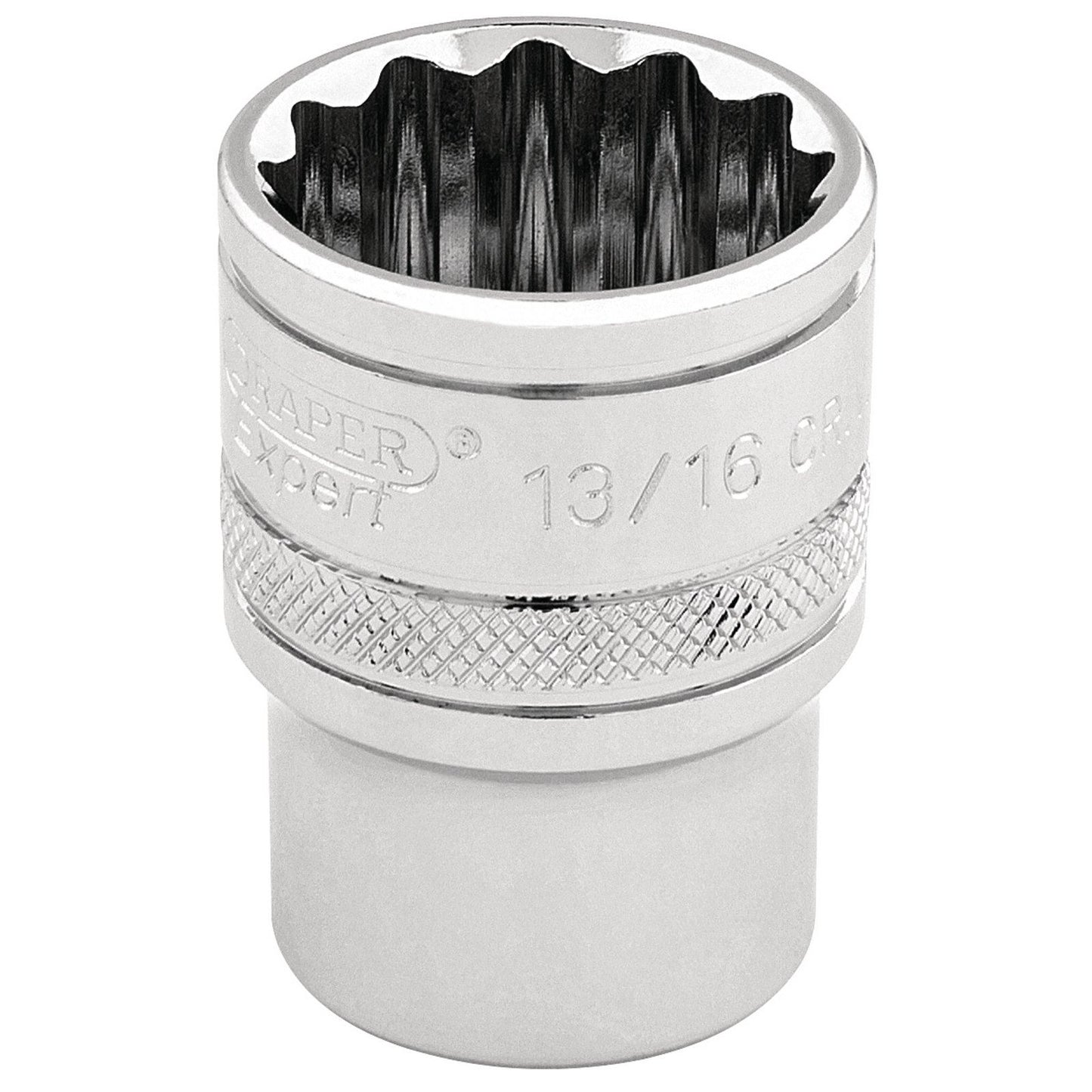 Draper 3/8" Square Drive Hi-Torq 12 Point Socket (13/16") | 49482