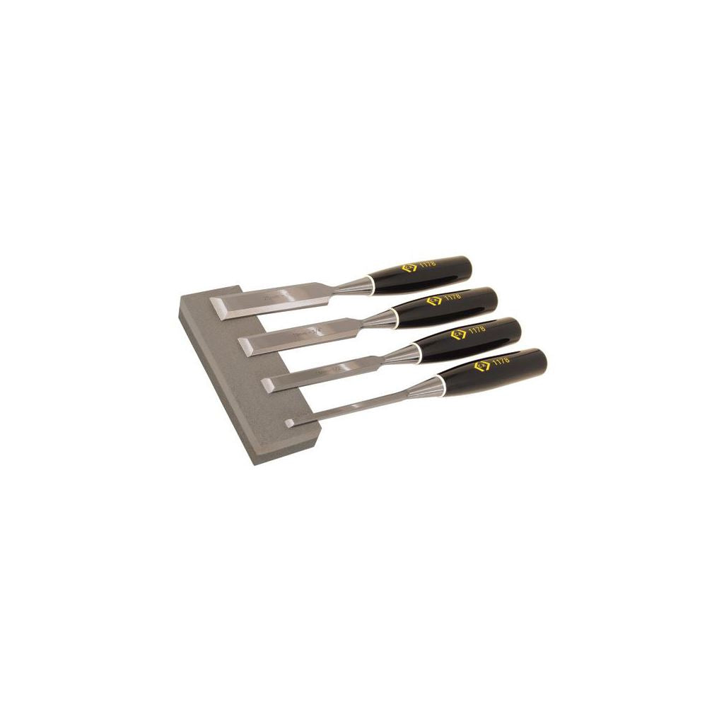 CK Tools Wood Chisel Set + Stone T1180