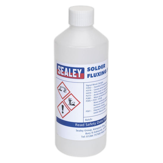 Sealey Solder Fluxing Fluid 500ml Bottle SOLFLUX