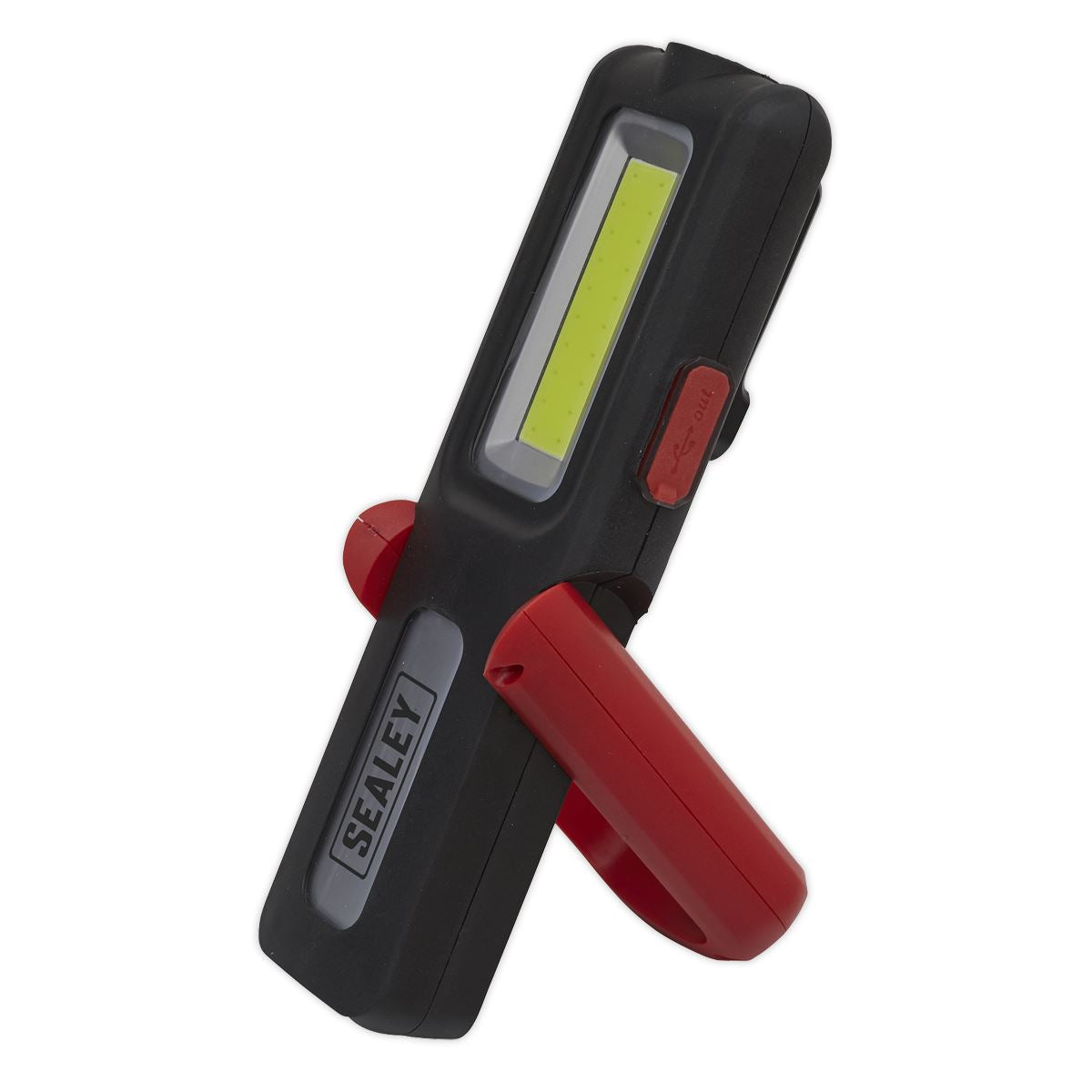 Sealey R/Charge Inspection Light 5W COB & 3W LED & Power Bank - Red LED318R