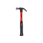 Amtech 8Oz Claw Hammer Fibreglass Drop Forged Tempered Polished Head Rubber Grip - A0240