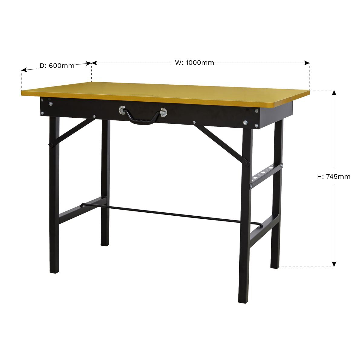 Sealey Portable Folding Workbench 1000mm FWB1000