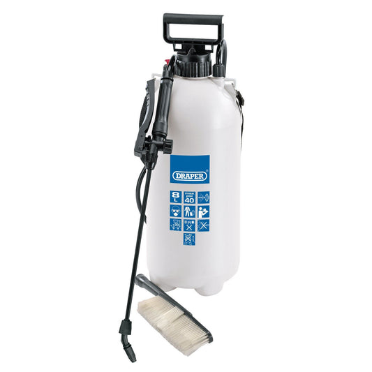 Draper 10L Pressure Sprayer Pump & Valetpro Foamula Snow Foam BUNDLE DEAL - 63109