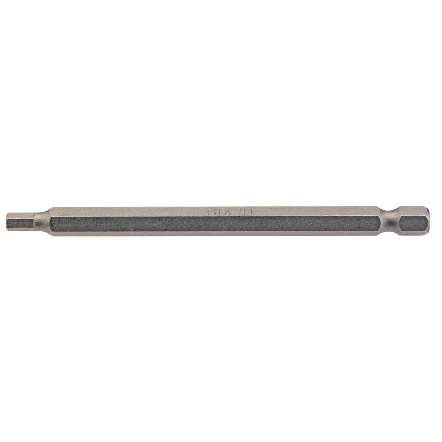 Draper 64373 4mm 1/4" Hex. Hexagonal Insert Bit 100mm Long x 1