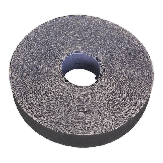 Sealey Emery Roll Blue Twill 25mm x 50m 120Grit ER2550120