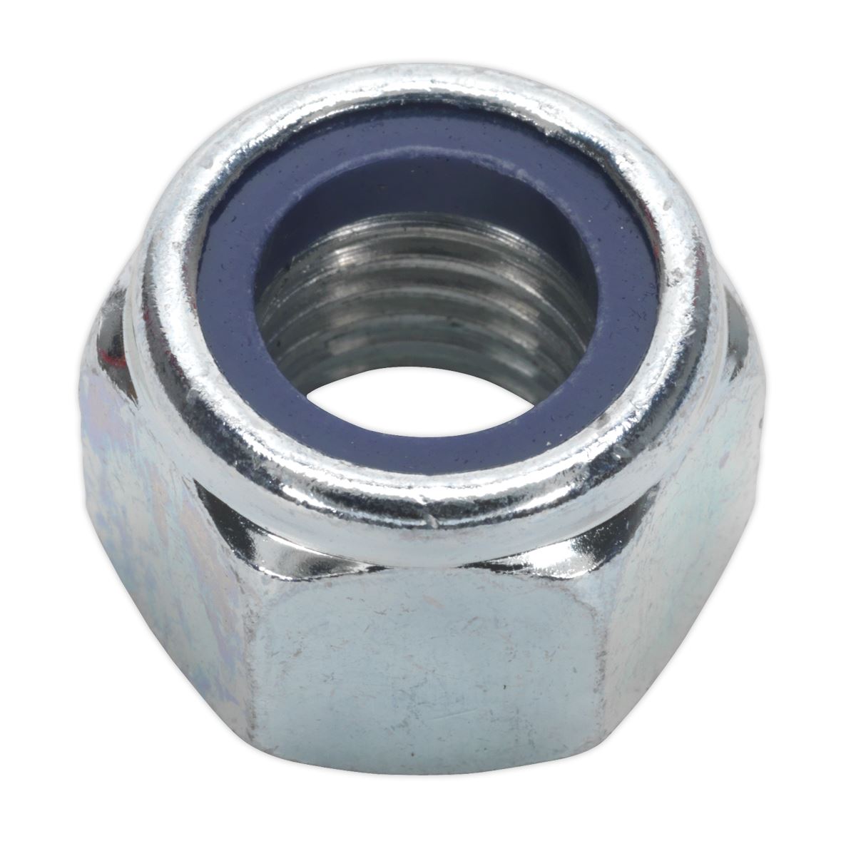 Sealey Nylon Locknut M16 Zinc Pack of 25 NLN16