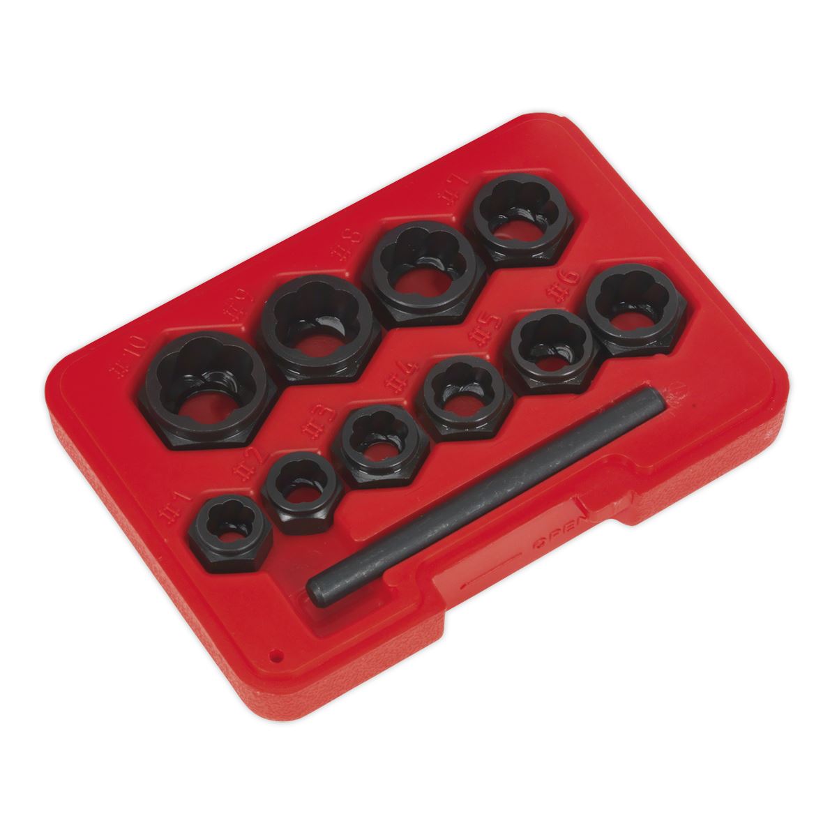 Sealey Bolt Extractor Set 11pc Spanner Type AK8183