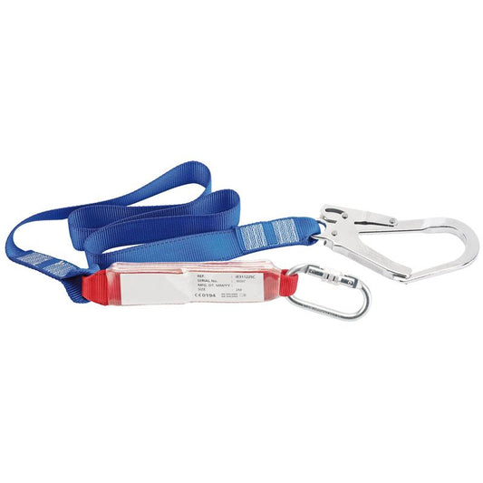 Draper 82473 LA/F/B 2M Fall Arrest Lanyard Safety Restraint Harness (2M)