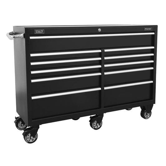 Sealey Rollcab 11 Drawer 1430mm Heavy-Duty Black PTB143011