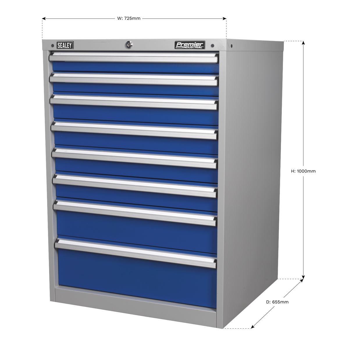 Sealey Cabinet Industrial 8 Drawer API7238