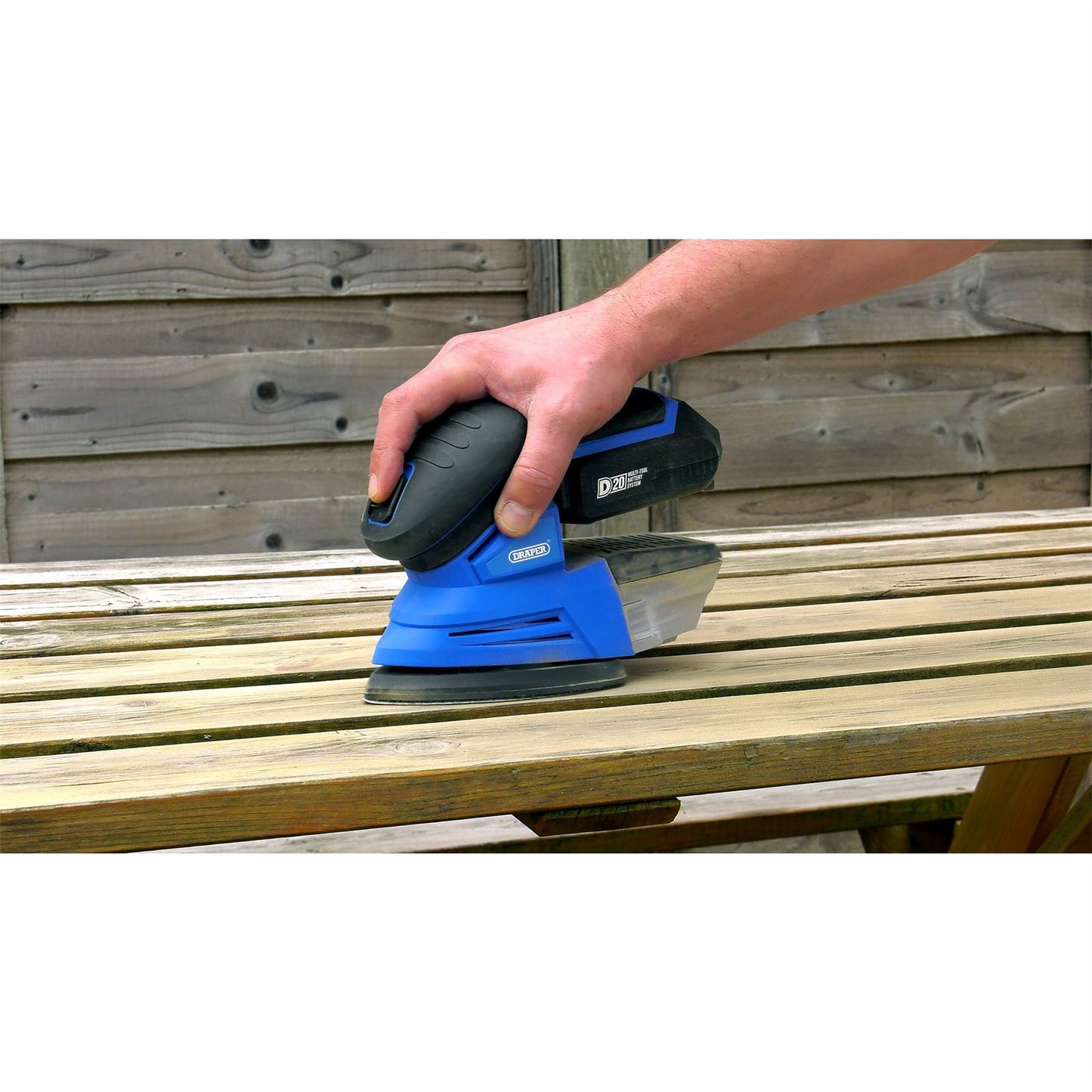 Elora D20 20V Tri-Base (Detail) Sander with 1x 2Ah Battery and Charger - 00608