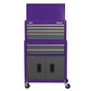 Sealey Topchest & Rollcab Combo 6 Drawer - Purple/Grey AP2200BBCP