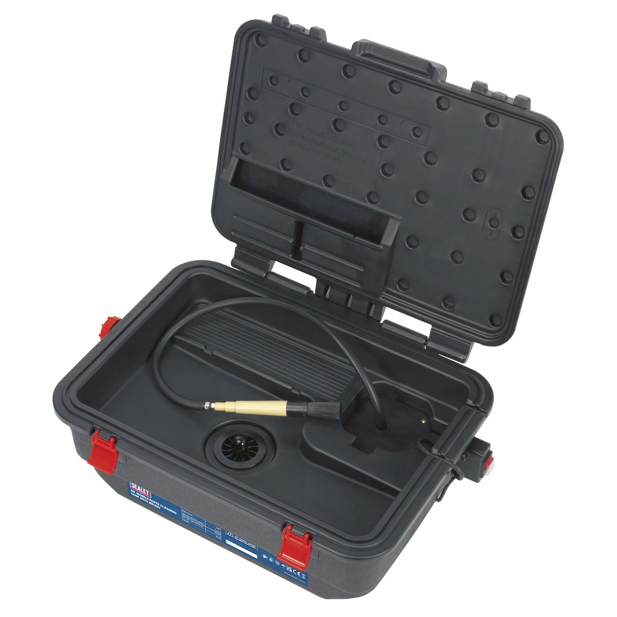 Sealey Mobile Parts Cleaning Tank with Brush SM222