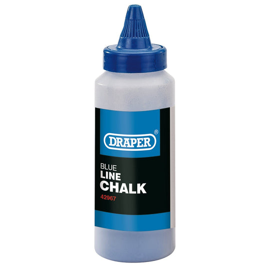 1x Draper 115g Plastic Bottle Of Blue Chalk For Chalk Line - 42967