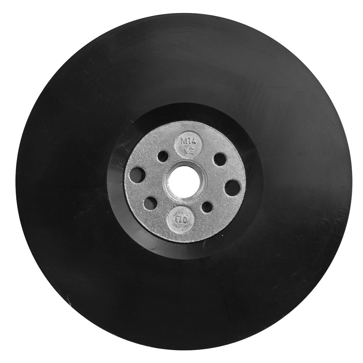 Sealey Rubber Backing Pad 125mm - M14 x 2mm RBP125