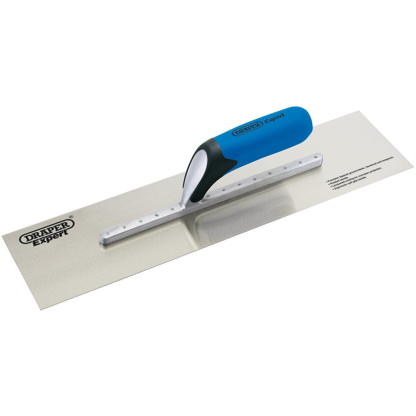 Genuine Draper Expert 450mm SOFT GRIP PLASTERING TROWEL Lacquered Finish 81230