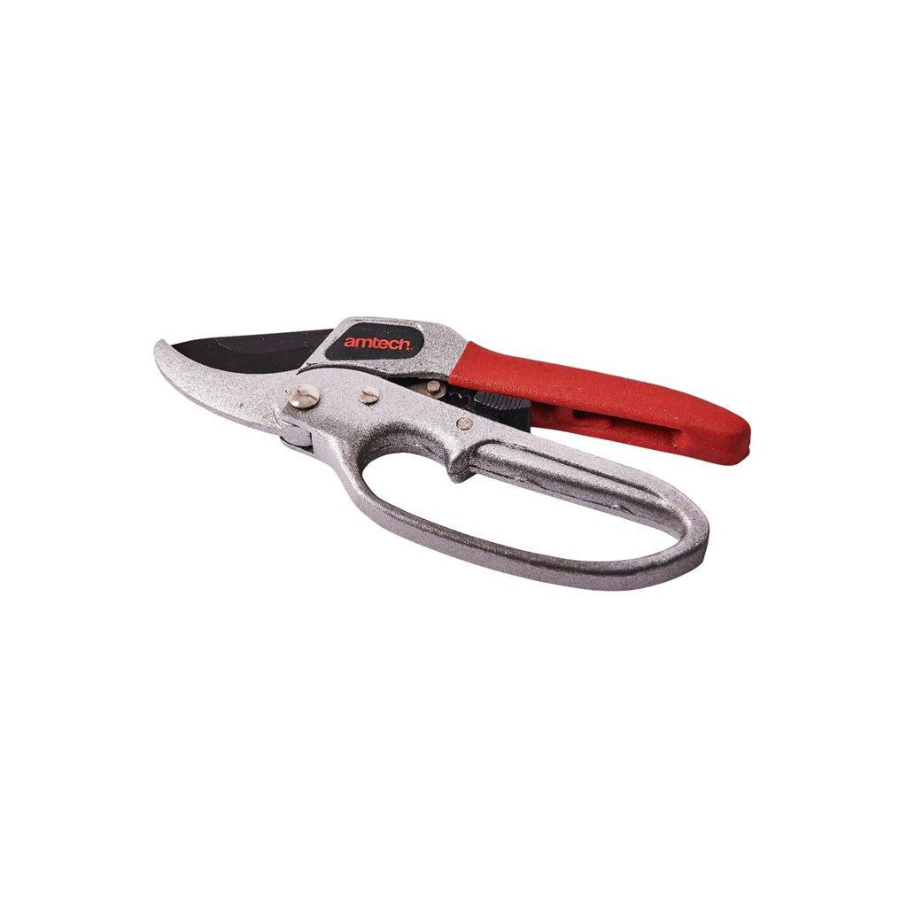 Amtech Deluxe Ratchet Secateurs Pruning Garden Pruners Secateur 200mm - U0475