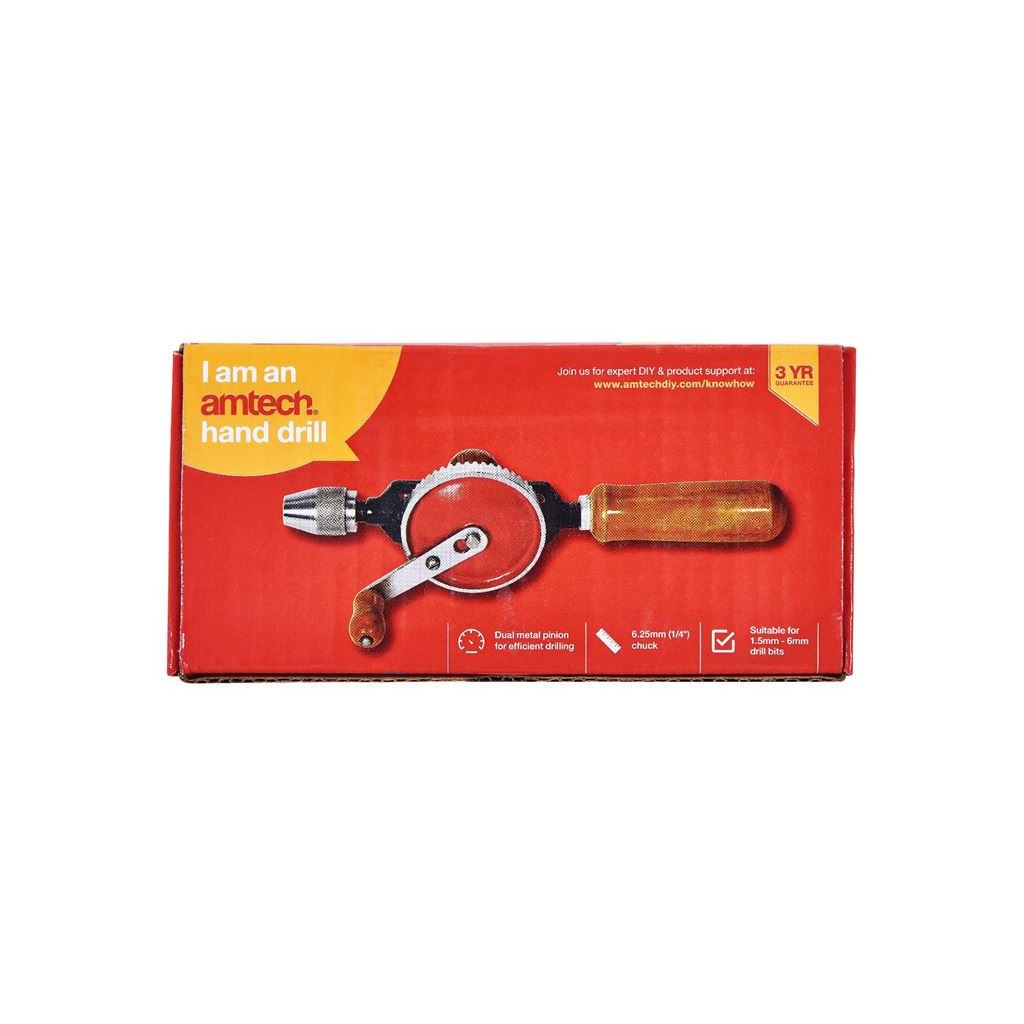 Amtech 2 Piece Hand Drill - F0300