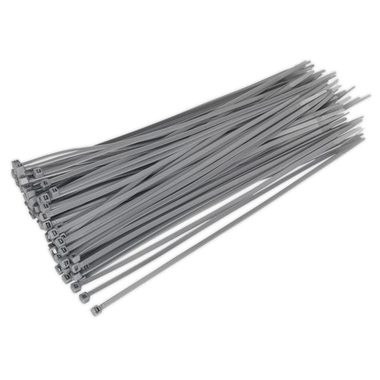 Sealey Cable Tie 300 x 4.4mm Silver Pack of 100 CT30048P100S