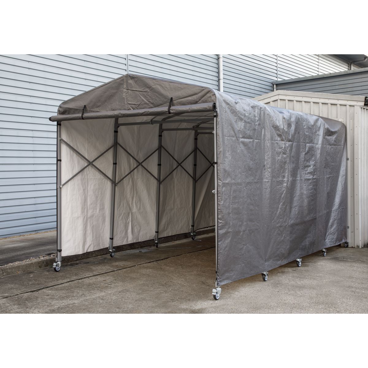 Sealey Foldable Steel Garage Extension 2.5 x 4.5 x 2.5m FGE01